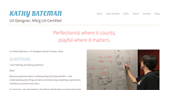 Desktop Screenshot of kathybateman.com